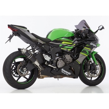 Supersport スリップオンエキゾースト (4-1) super short ブラック Hurric (フリック)