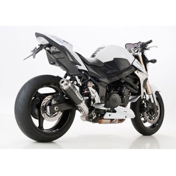 Supersport スリップオンエキゾースト (4-1) スーパーショート SUZUKI GSR 750 (2011-2016) Hurric (フリック)