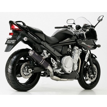 Supersport スリップオンエキゾースト (4-1) ブラック Hurric (フリック)