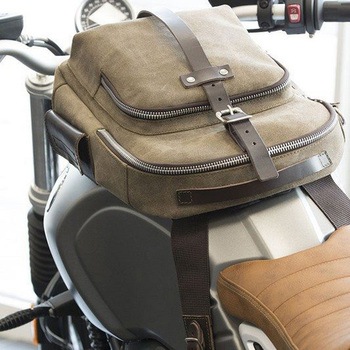 TANK PANNIER IN WAXED SUEDE | U033 UnitGarage (ユニットガレージ)