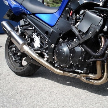 Three-Tec フルシステムレーシングマフラー 4in1 (キャタライザーなし)   ステンレス/チタニウム for ZZR14 BODIS (ボディス)