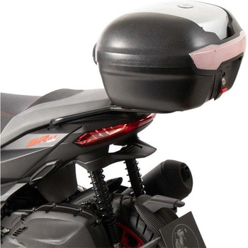 Topcase - Set Journey 40 black/silver incl. carrier for Aprilia SR GT 125/200/Sport (ab 2022) - HEPCO&BECKER (ヘプコ&ベッカー)