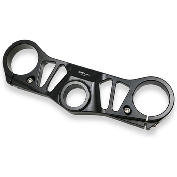 Triple clamps Aprilia RSV4 - Top Yoke ブラック CNC Racing (シーエヌシーレーシング)