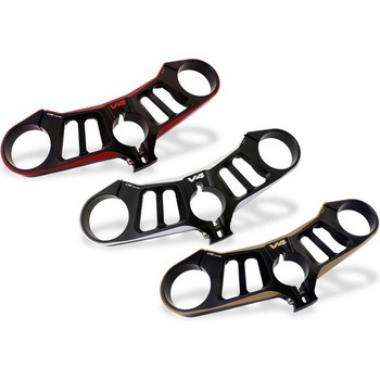 Triple clamps Ducati Panigale V4 - Top yoke - BICOLOR CNC Racing (シーエヌシーレーシング)