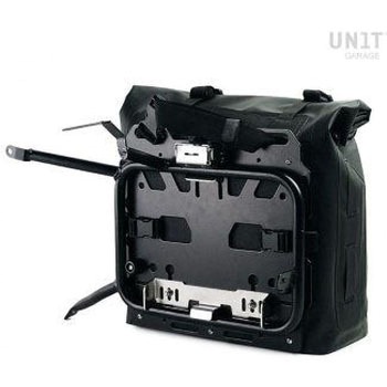 Two Khali サイドパニア TPU 35L - 45L + アルミプレート(ペア)付 Inox サブフレーム Yamaha | 2xUG002-AL0C-3206-BL UnitGarage (ユニットガレージ)