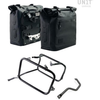 Two Khali サイドパニア TPU 35L - 45L + アルミプレート(ペア)付 Triumph Street Scrambler | 2xUG002-AL0C-3143 UnitGarage (ユニットガレージ)