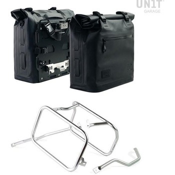 Two Khali サイドパニア TPU 35L - 45L + アルミプレート(ペア)付 Triumph Street Scrambler | 2xUG002-AL0C-3143 UnitGarage (ユニットガレージ)