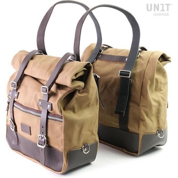 Two universal side bags in Canvas | 2xU003 UnitGarage (ユニットガレージ)