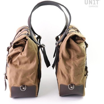 Two universal side bags in Canvas | 2xU003 UnitGarage (ユニットガレージ)