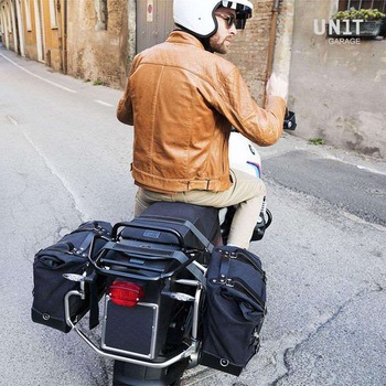 Two universal side bags in Canvas | 2xU003 UnitGarage (ユニットガレージ)