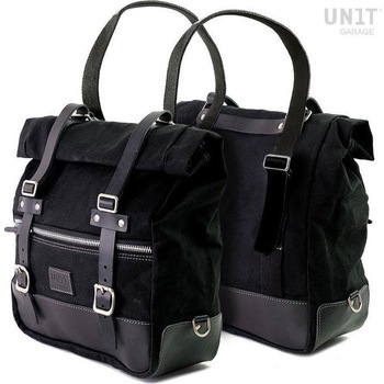 Two universal side bags in Canvas | 2xU003 UnitGarage (ユニットガレージ)