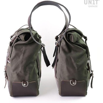 Two universal side bags in Canvas | 2xU003 UnitGarage (ユニットガレージ)