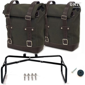 2xU001+1626+A2_Green-Brown Two �T�C�h�p�j�A�P�[�Xs Canvas + Double �T�u�t���[�� NineT | 2xU001-1626-A2 UnitGarage (���j�b�g�K���[�W) �O���[���E�u���E���F 64850636