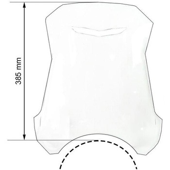 Universal ウインドシールド for round headlight | A-11410 UnitGarage (ユニットガレージ)
