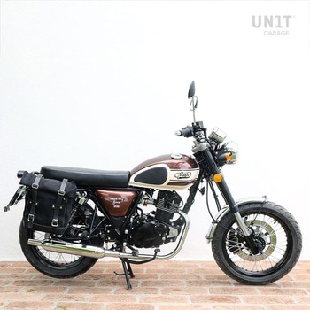 Waxed Suede サイドパニアケース + 右 サブフレーム Mash | U002-2600DX UnitGarage (ユニットガレージ)