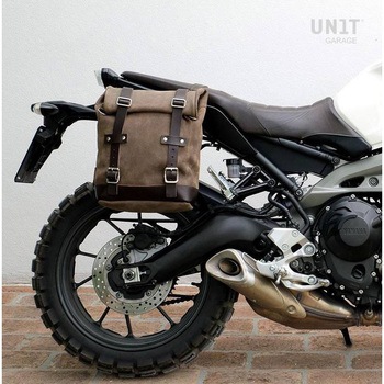 Waxed Suede サイドパニアケース + 右 サブフレーム Yamaha | U002-2504DX - UnitGarage (ユニットガレージ)