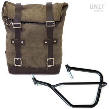 Waxed Suede サイドパニアケース + 左 サブフレーム Yamaha SX | U002-2504SX UnitGarage (ユニットガレージ)