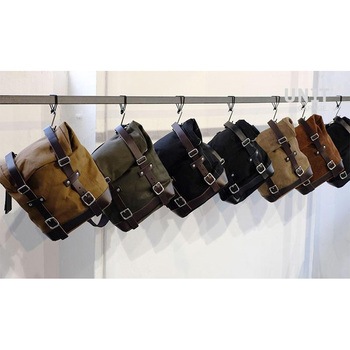 Waxed suede サイドパニアケース 10L-14L | U002 UnitGarage (ユニットガレージ)