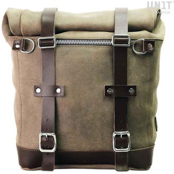 Waxed suede サイドパニアケース Scram 22L-30L | U202 UnitGarage (ユニットガレージ)
