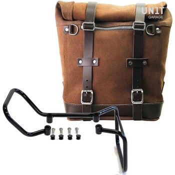 Waxed suede サイドパニアケース Scram 22L-30L + サブフレーム husqvarna vitpilen 701 | U202-3001 - UnitGarage (ユニットガレージ)