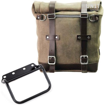 Waxed suede サイドパニアケース Scram 22L-30L + サブフレーム R80 G/S | U202-1008 UnitGarage (ユニットガレージ)