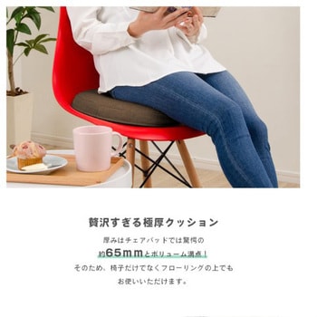 低反発 チェアパッド セルタン 椅子用クッション・サポーター 【通販 ...