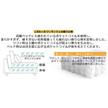 コンパクトソファベッド セルタン