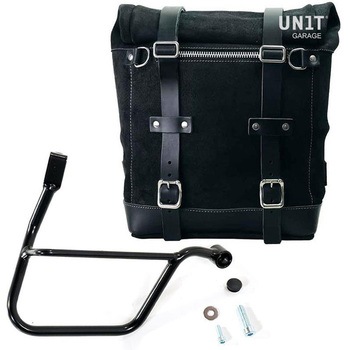 Waxed suede サイドパニアケース Scram 22L-30L + 右 サブフレーム Triumph Street 900 Series (2017 until now) | U202-1013DX UnitGarage (ユニットガレージ)