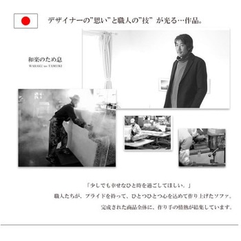 カバーが洗える 座椅子 和楽のため息 収納ポケット付 セルタン