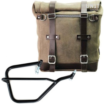 Waxed suede サイドパニアケース Scram 22L-30L + 右 サブフレーム Yamaha | U202-2504DX UnitGarage (ユニットガレージ)