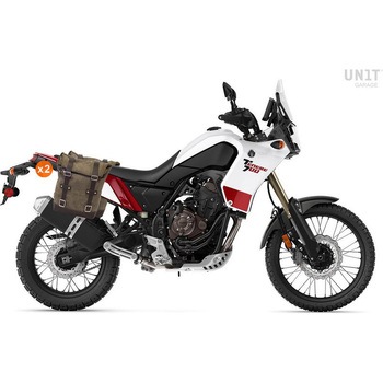 Waxed suede サイドパニアケース Scram 22L-30L + 右 サブフレーム Yamaha | U202-3208DX UnitGarage (ユニットガレージ)