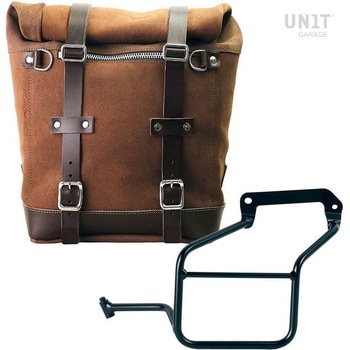 Waxed suede サイドパニアケース Scram 22L-30L + 左 サブフレーム Aprilia Tuareg 660 | U202-3600SX UnitGarage (ユニットガレージ)