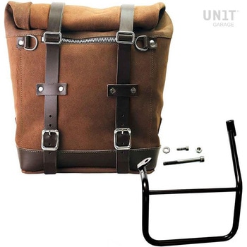 Waxed suede サイドパニアケース Scram 22L-30L + 左 サブフレーム Caballero | U202-2253SX - UnitGarage (ユニットガレージ)