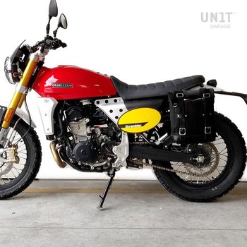 Waxed suede サイドパニアケース Scram 22L-30L + 左 サブフレーム Caballero | U202-2253SX - UnitGarage (ユニットガレージ)