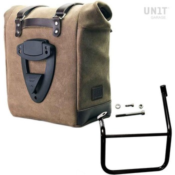 Waxed suede サイドパニアケース Scram 22L-30L + 左 サブフレーム Caballero | U202-2253SX - UnitGarage (ユニットガレージ)