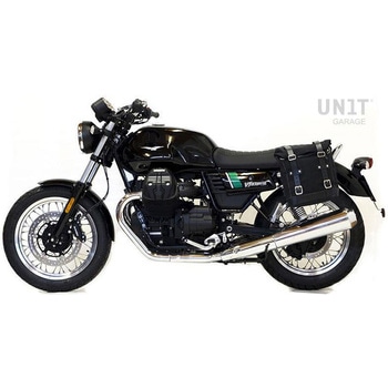 ブラックブルー様セット U202+2213SX-JetBlack Waxed suede サイドパニアケース Scram