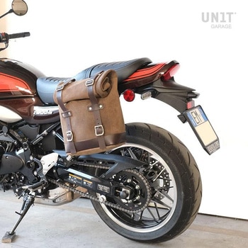 Waxed suede サイドパニアケース Scram 22L-30L + 左 サブフレーム Kawasaki Z900RS | U202-1021SX UnitGarage (ユニットガレージ)