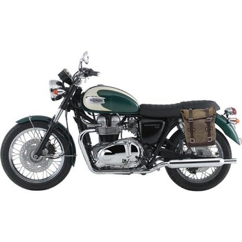 Waxed suede サイドパニアケース Scram 22L-30L + 左 サブフレーム Triumph Bonneville T100 (2001-2016) | U202-1005SX - UnitGarage (ユニットガレージ)