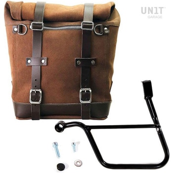 Waxed suede サイドパニアケース Scram 22L-30L + 左 サブフレーム Triumph Street 900 Series (2017 until now) | U202-1013SX UnitGarage (ユニットガレージ)