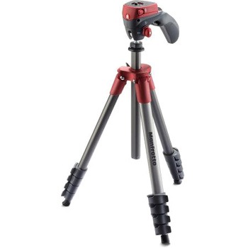 COMPACTアクション三脚 フォト・ムービーキット レッド Manfrotto