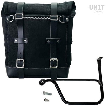 Waxed suede サイドパニアケース Scram 22L-30L + 左 サブフレーム Triumph Thruxton & Thruxton R 1200 (2016 until now) | U202-1020SX UnitGarage (ユニットガレージ)