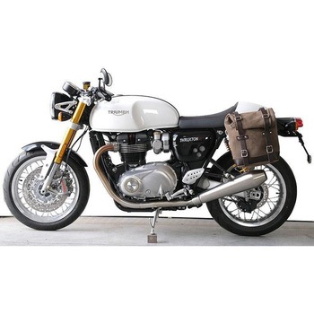 Waxed suede サイドパニアケース Scram 22L-30L + 左 サブフレーム Triumph Thruxton & Thruxton R 1200 (2016 until now) | U202-1020SX UnitGarage (ユニットガレージ)
