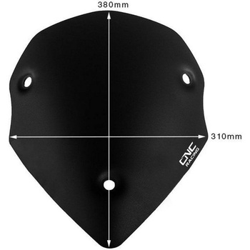 Windscreen Ducati Multistrada Sport - ブラック ブラック - CNC Racing (シーエヌシーレーシング)