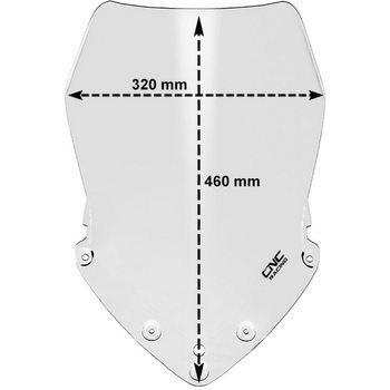 Windscreen Touring MV Agusta Turismo Veloce - クリア CNC Racing (シーエヌシーレーシング)