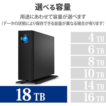 HDD (ハードディスク) 外付け 据置 LaCie d2 Professional タイプCポート アルミ製ケース 5年保証 【Windows Mac】対応 LaCie(ラシー)