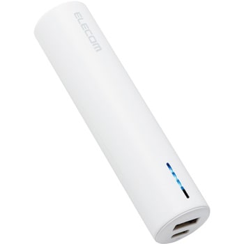 DE-C29L-3350WH モバイルバッテリー 抗菌 3350mAh 2.4A USB-A×1 タイプ