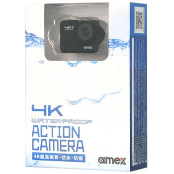 AMEX-D01 4K防水・防振アクションカメラ 1台 amex 【通販モノタロウ】