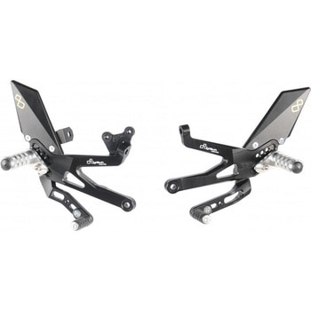 アジャスタブルリアセットS - STD/REVERSE GEAR SHIFT- WITH FIXED フットペグ DUCATI PANIGALE V4 LIGHTECH (ライテック)