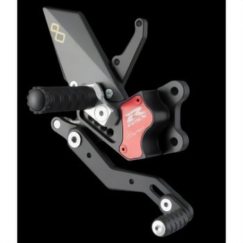 アジャスタブルリアセットS WITH FOLD UP フットペグ SUZUKI GSXR 600/750 (11-16) LIGHTECH (ライテック)