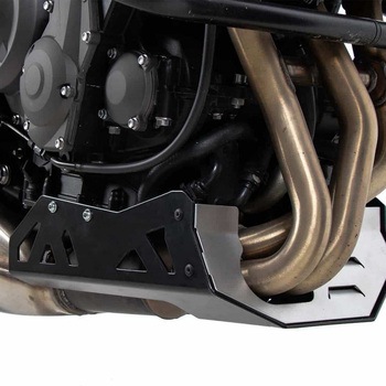 エンジンアンダーガード， シルバー/ブラック， Triumph トライデント660 HEPCO&BECKER (ヘプコ&ベッカー)